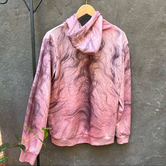 NAKED HAIRY DAD BOD GAG GIFT HOODIE SIZE LARGE - Picture 8 of 13